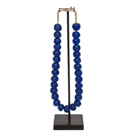 Glass Beads Ketting Blue